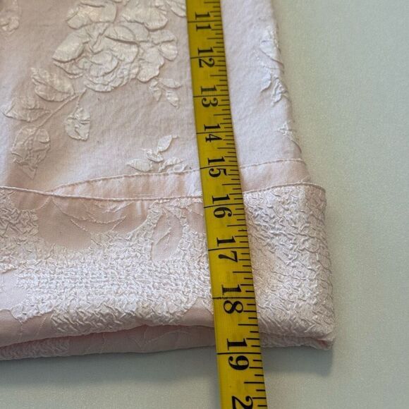Vintage Crabtree & Evelyn Petal Pink Embossed Top Size M Pastel, Old Money - Picture 12 of 12